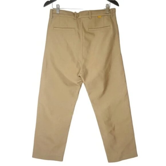 NEW Union Los Angeles khaki beige flat front pants - Picture 4 of 8